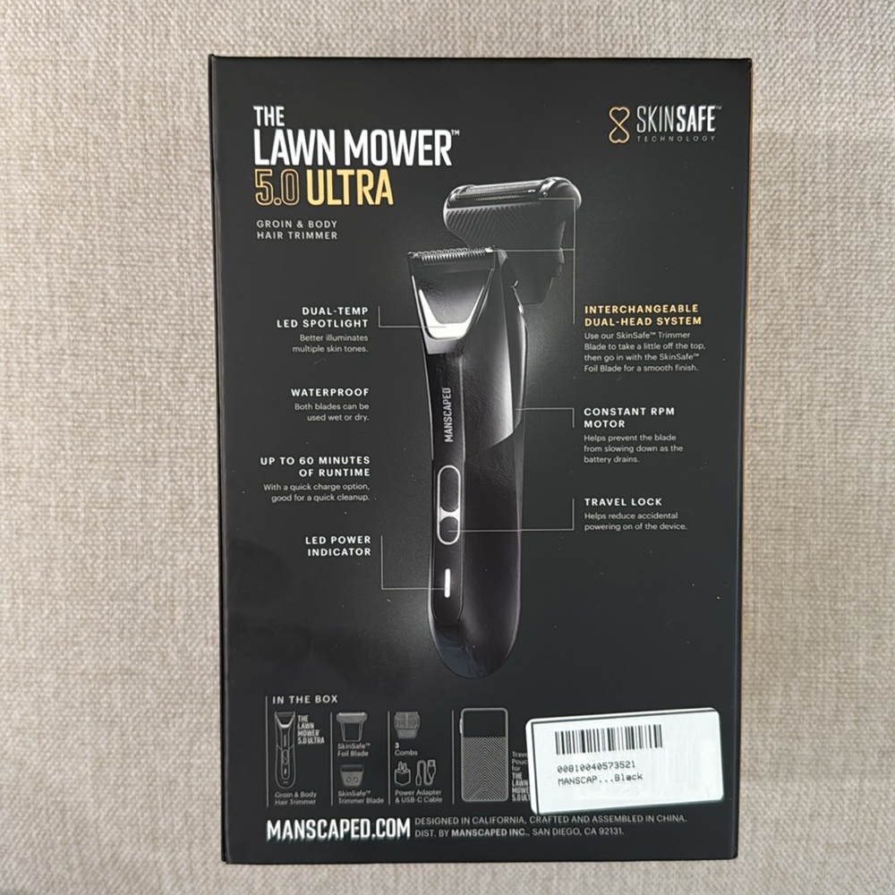 MANSCAPED The Lawn Mower 5.0 ULTRA Groin And Body Hair Trimmer - Picture 2 of 2